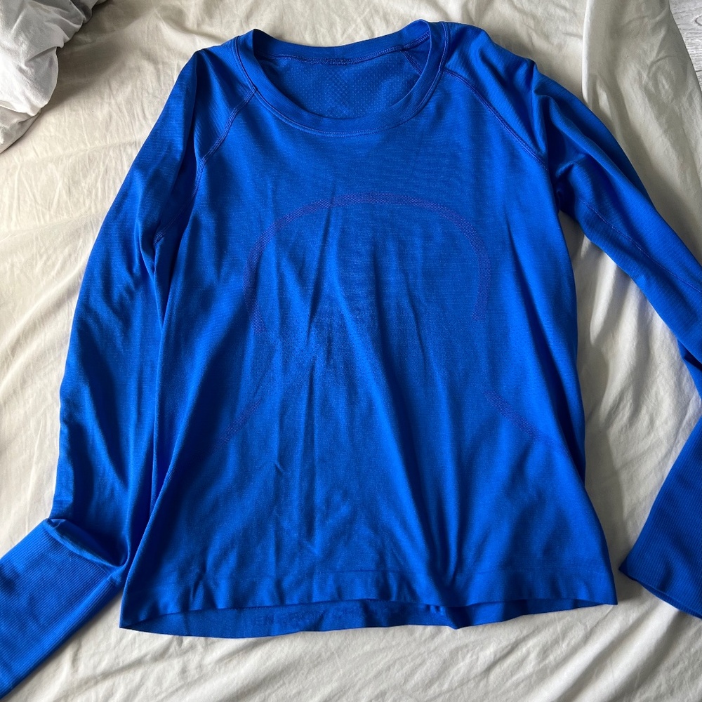 symphony blue long sleeve swiftly tech 2.0